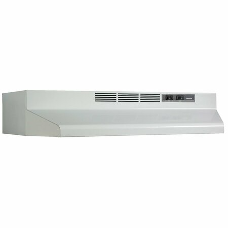ALMO 24-Inch White Convertible Under-Cabinet Range Hood with 230 CFM Blower F402401